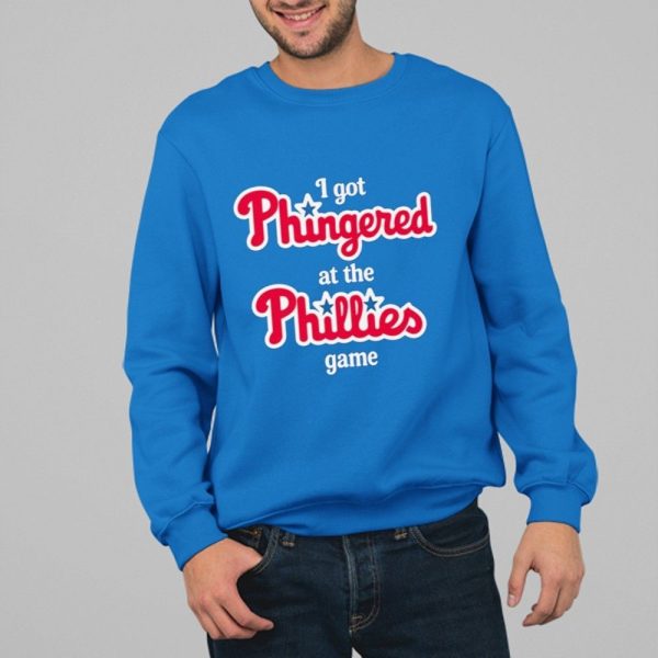 I Got Phingered At The Phillies Game Shirt 4 17