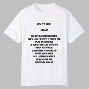 Hey Its Nicki Shirt 0 0