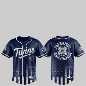 1 2025 Twins US Coast Guard Semper Paratus Jersey