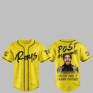 1 TB Rays Post Malone Tour Jersey 2025