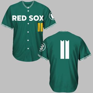 2025 Red Sox Green Monster City Connect Jersey 0