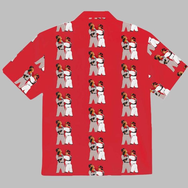 Jason Varitek Alex Rodriguez Brawl Hawaiian Shirt 2