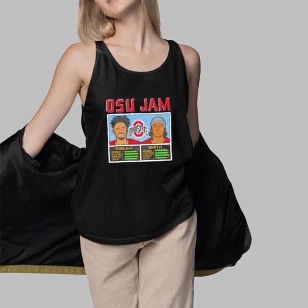 Jeremiah Smith OSU Jam Emeka Egbuka And Jeremiah Smith Buckeyes Shirt 3 1
