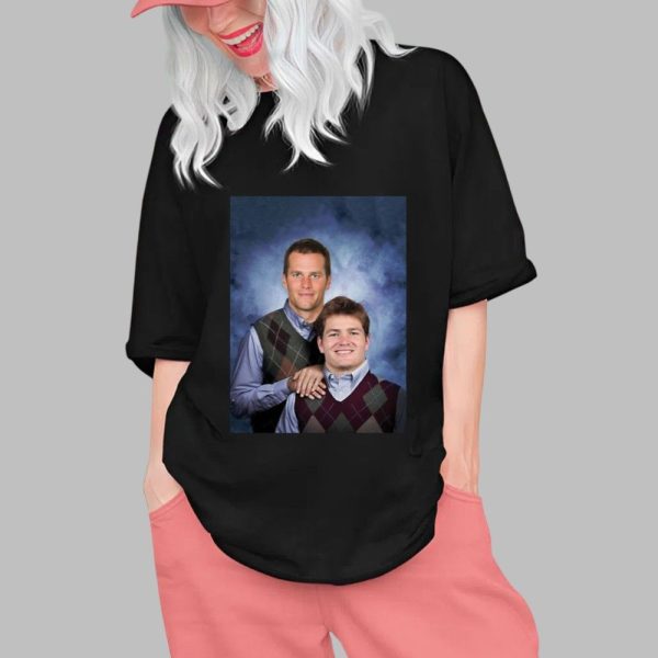Jerry Thornton Drake Maye Tom Brady Step Brothers Shirt 0 1