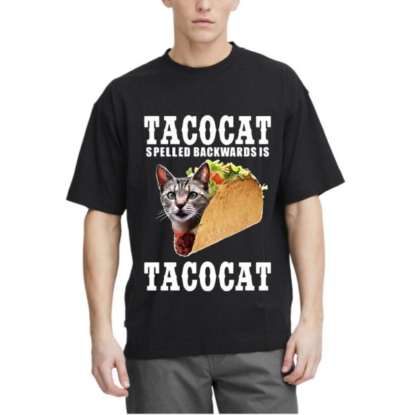 Joey Burrow Cat Tacocat Spelled Backwards Is Tacocat Shirt 1