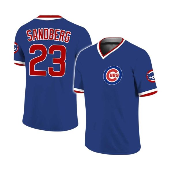 Jon Lester Ryne Sandberg Cubs Jersey 1 2