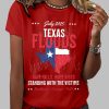July 2025 Texas Floods Rain Falls Hope Rises Print Casual T Shirt 3