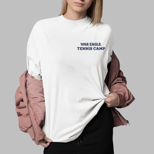 Just TJ the Army Vet War Eagle Tennis Camp Shirt 0 2