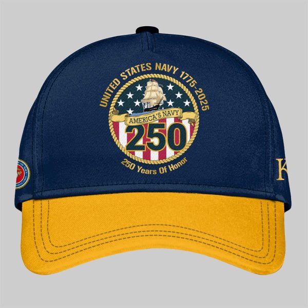 KC Royals US NAVY 250th Birthday Celebration Hat