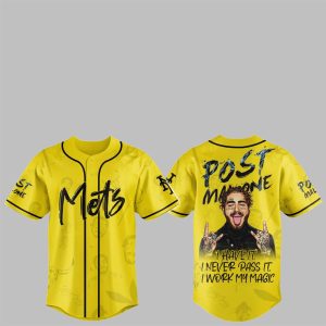 1 NY Mets Post Malone Tour Jersey 2025