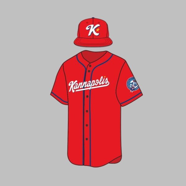 Kannapolis Cannon Ballers K-Town Red Jersey Giveaway 2025