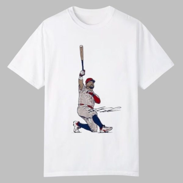 Kyle Schwarber Swing Off Superstar Pose Shirt 0 0