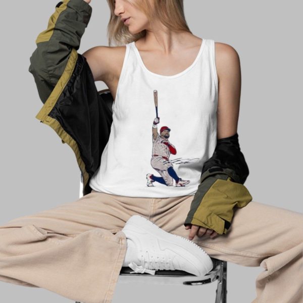 Kyle Schwarber Swing Off Superstar Pose Shirt 3 d