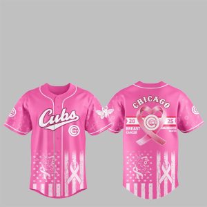 1 Cubs 2025 Breast Cancer Awareness Month Jersey