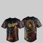 LA Dodgers Yakuza Dragon Oni Jersey 2025