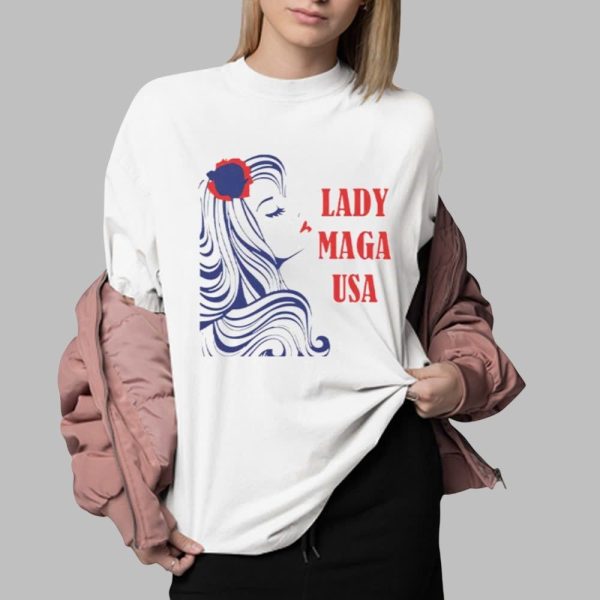 Lady MAGA USA Shirt 0 2