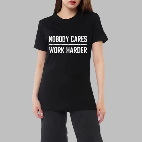 Lamar Jackson Nobody Cares Work Harder Shirt 0 2