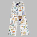 Lisbon Portugal Contrast Wide Leg Pants