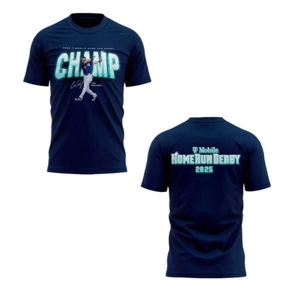 Mariners Cal Raleigh Home Run Derby Champ Shirt Giveaway 2025 1 2