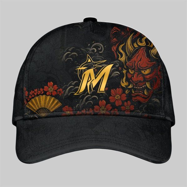 Marlins Yakuza Dragon Oni Hat 2025