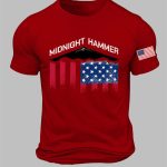 Men's 2025 Midnight Hammer Printed T-shirt