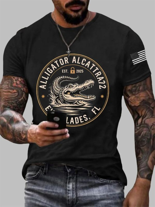 Mens Alligator Alcatraz 2025 Shirt 2