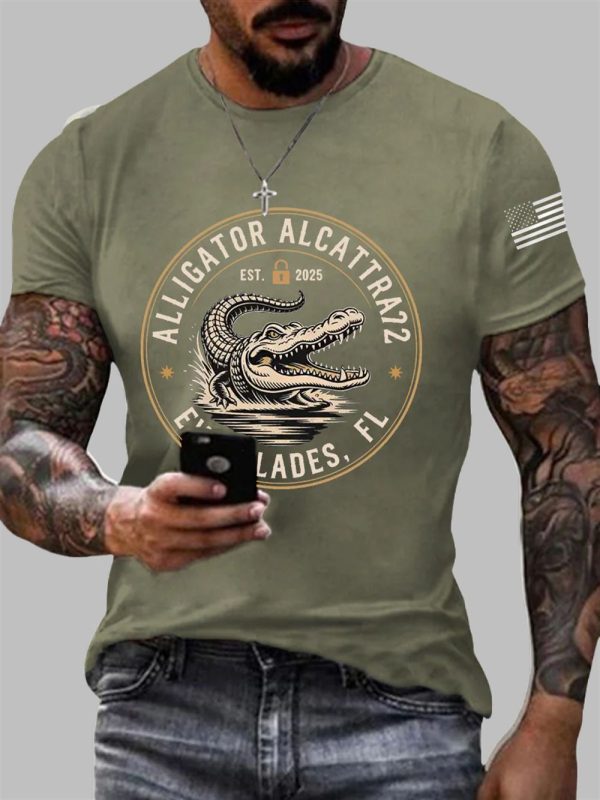Mens Alligator Alcatraz 2025 Shirt 3