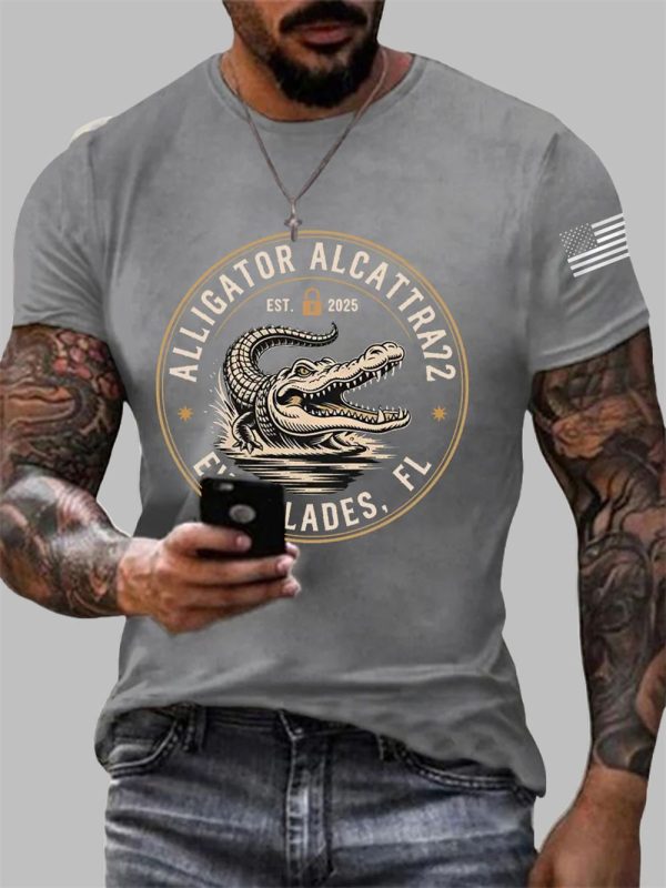 Mens Alligator Alcatraz 2025 Shirt 4