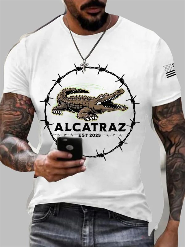 Men's Alligator Alcatraz EST 2025 Shirt