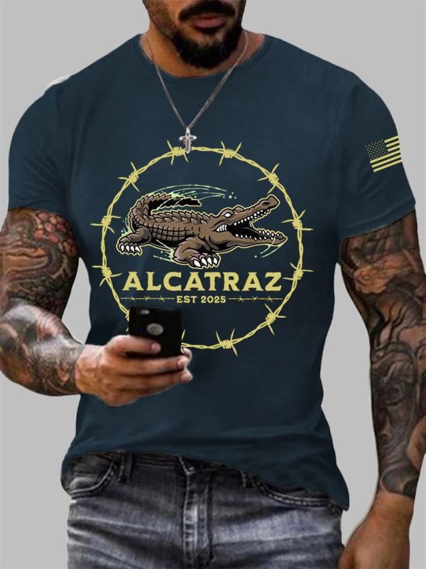 Mens Alligator Alcatraz EST 2025 Shirt 5