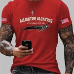 Men's Alligator Alcatraz Everglades Florida Est 2025 T-shirt