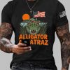 Mens Alligator Alcatraz Flag 2025 T shirt 2