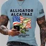 Men's Alligator Alcatraz Florida Everglades 2025 Shirt