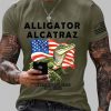 Mens Alligator Alcatraz Florida Everglades 2025 Shirt 3