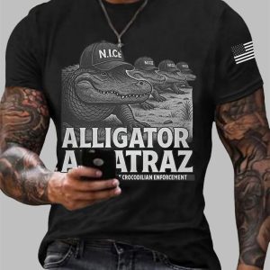 Men's Alligator Alcatraz Gator Enforcement Tee