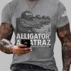 Mens Alligator Alcatraz Gator Enforcement Tee 2