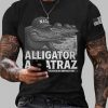 Mens Alligator Alcatraz Gator Enforcement Tee 5