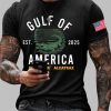 Mens Alligator Alcatraz Gulf of America Printed T Shirt 4