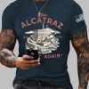 Mens Make Alcatraz Great Again Florida Everglades Dark Humor Tee 4