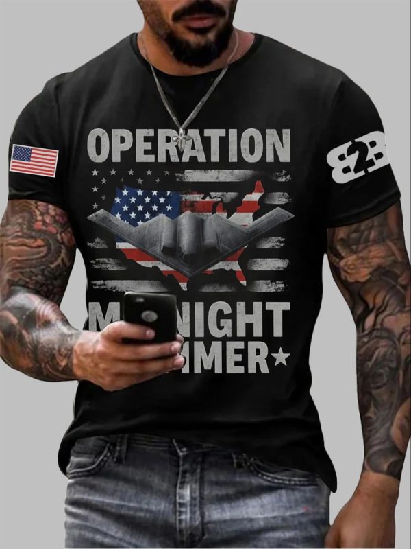 Men's Operation Midnight Hammer B-2 Printed T-shirt
