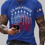 Men's US Air Force Short-sleeved T-shirt