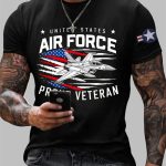 Men's Unite States Air Force Short-sleeved T-shirt