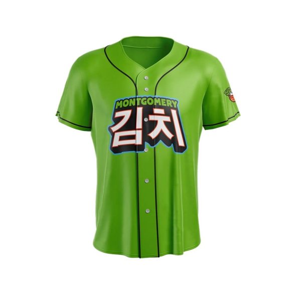 Montgomery Biscuits Kimchi 2025 Jersey 1 2