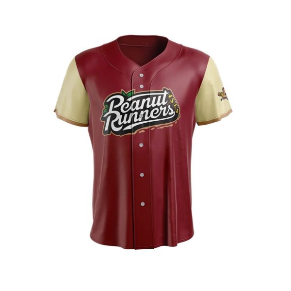 Montgomery Biscuits Peanut Runners 2025 Jersey 1 2