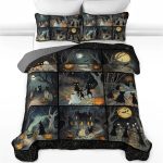 Mystic Halloween Shadows All Season Bedding Set