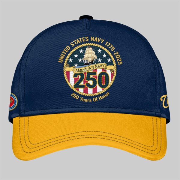 Nationals US NAVY 250th Birthday Celebration Hat