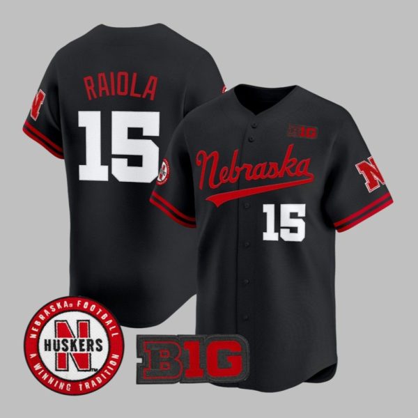 Nebraska Cornhuskers A Winning Tradition Big 10 Raiola Jersey 1 1
