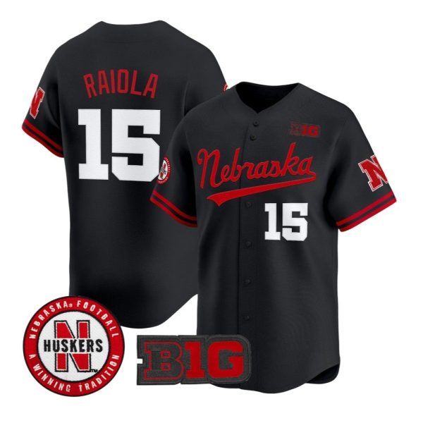 Nebraska Cornhuskers A Winning Tradition Big 10 Raiola Jersey 1 2
