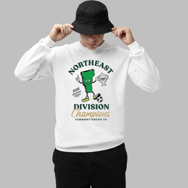 Northast 2025 Division Champions Vermont Green FC Shirt 1 1