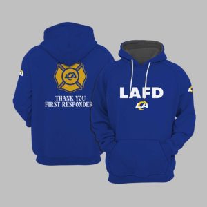 Rams LAFD Thank You First Responders Hoodie 1 1